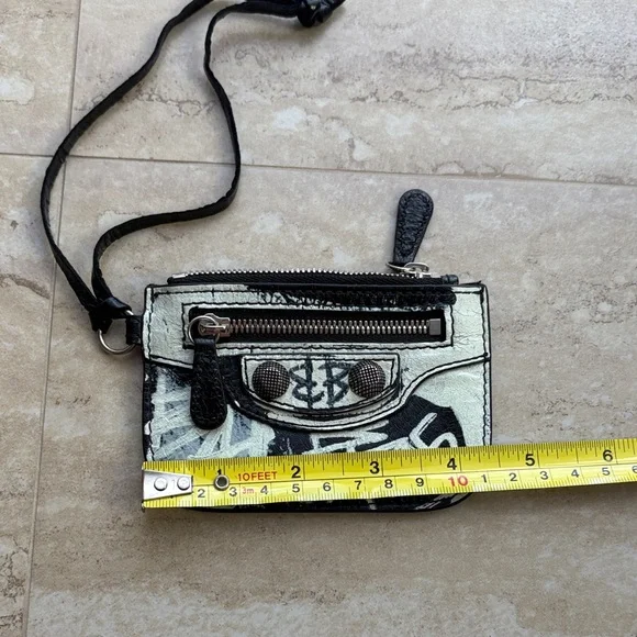 Balenciaga Black and White Women's Bag Set. Small wallet - Picture 3 of 5